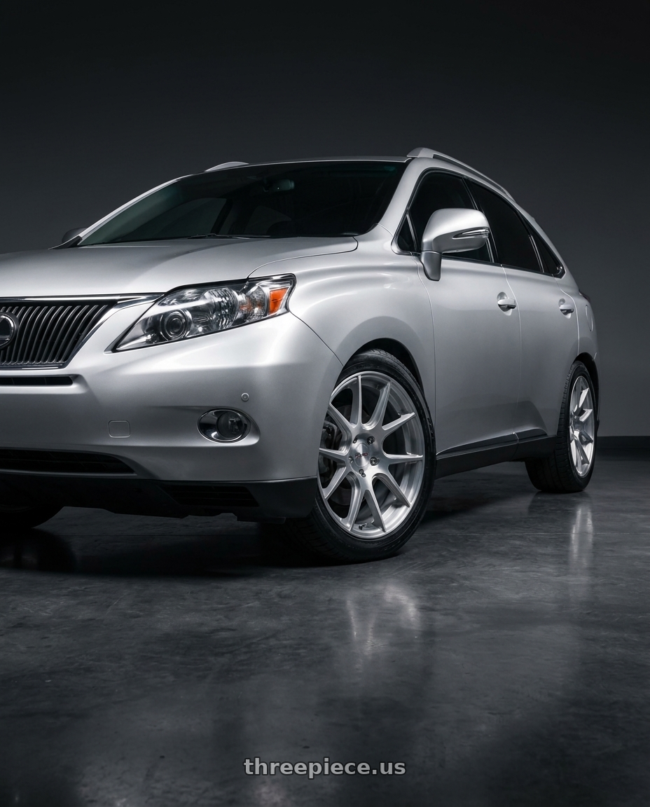2011 Lexus Rx350 with MRR FS1 5x114.3 18x8.5  +20 Brushed Clear wheels