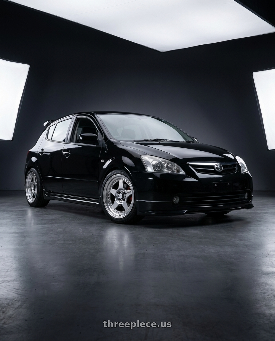 2023 Toyota will vs with Work Meister Cr01 4x100 16x5+10 A Disk Bright Buff Finish wheels