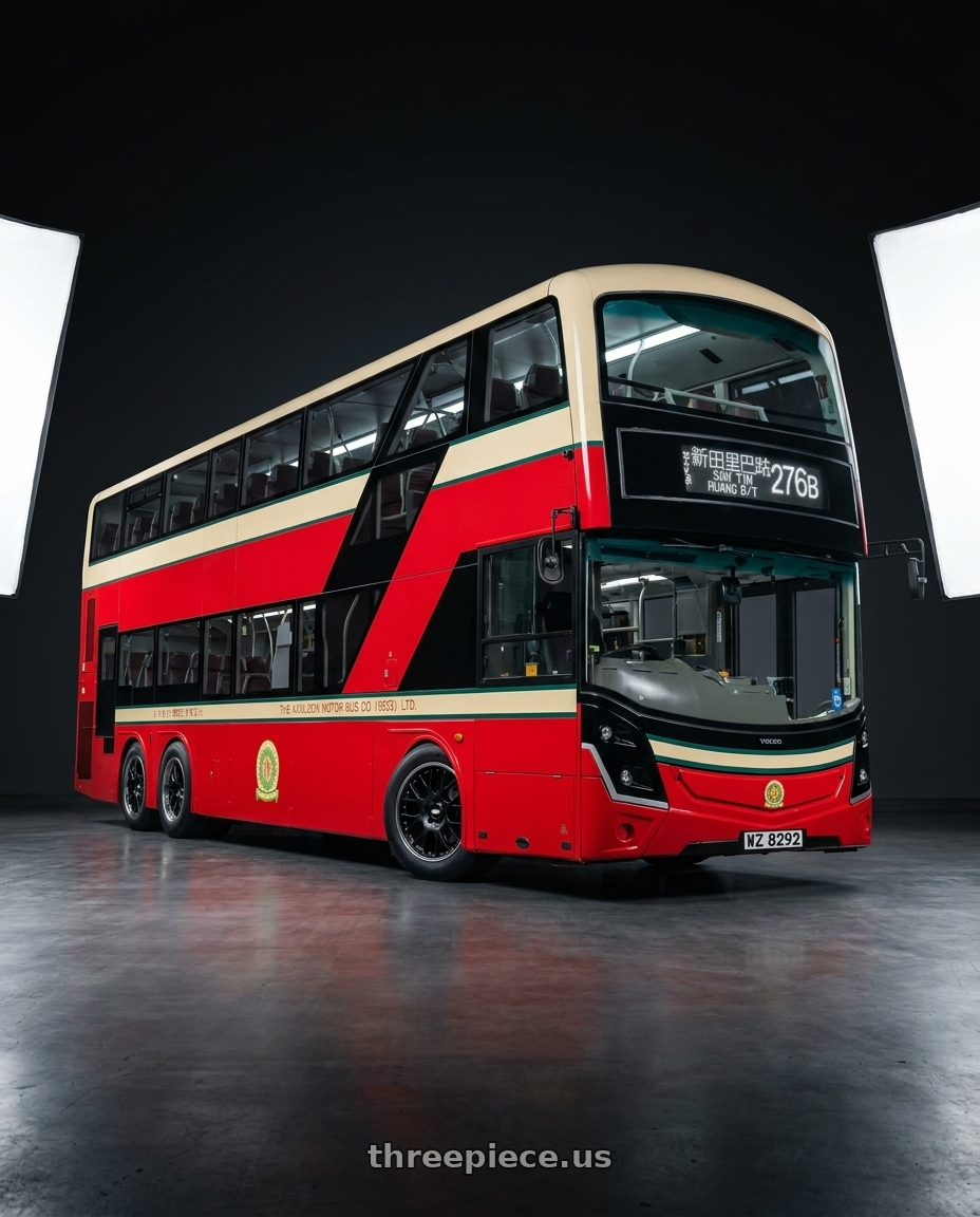 1900 yutong ZK6128HG1 with BBS CH-RII 5x112 22x10.5 +26 Satin Black Center Platinum Lip SS Rim Protector wheels