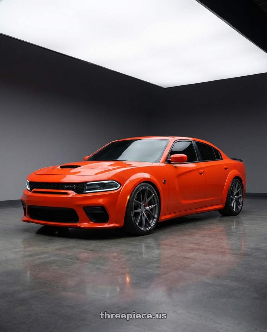 2020 Dodge Charger Widebody with Niche 1PC M116 MISANO 5X115 20X10.5 +20 MATTE GUN METAL wheels