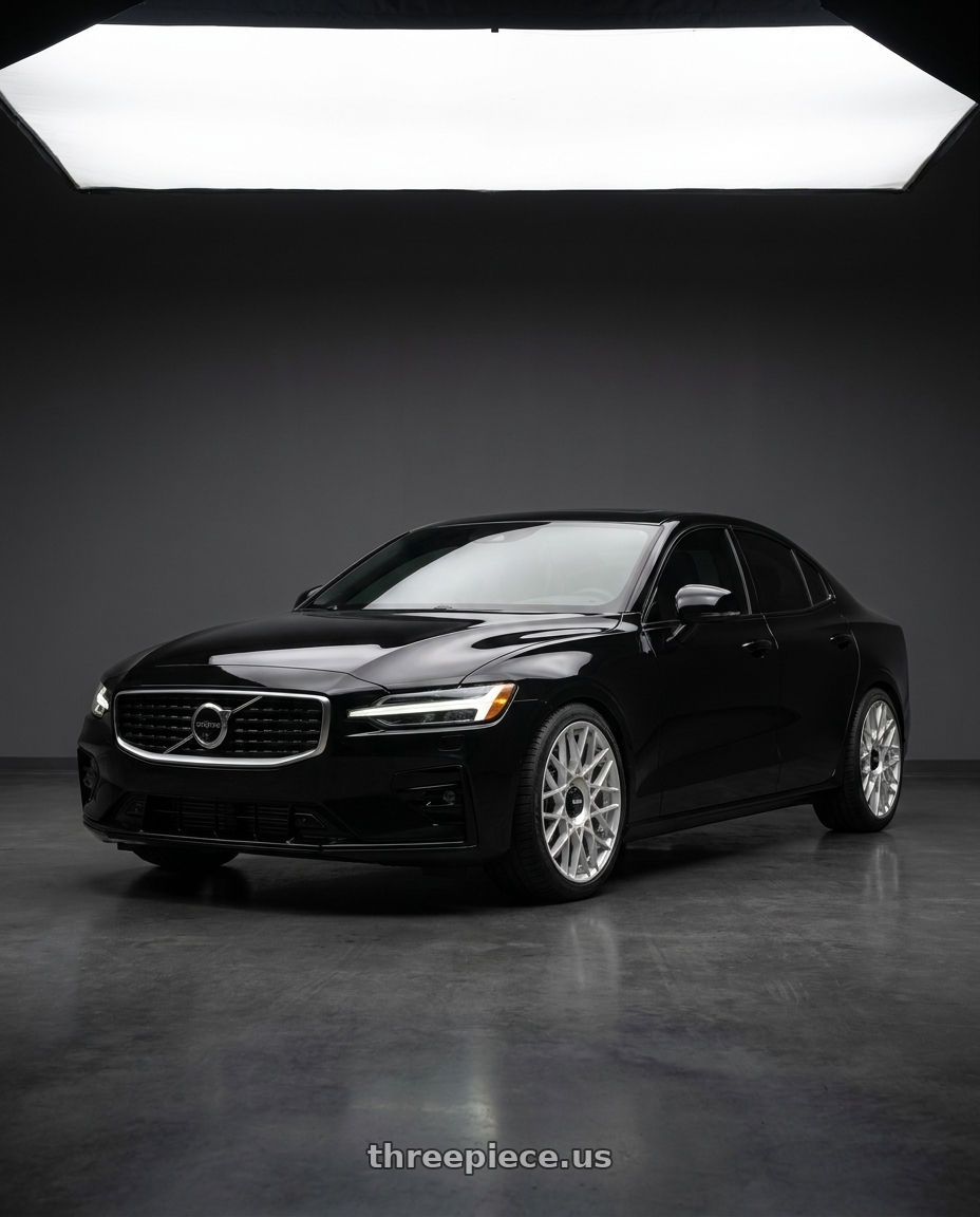 2020 Volvo S60 T6 R-Design with Rotiform 1PC R170 DTM 5X108/5X114.3 19X8.5 +35 SILVER wheels