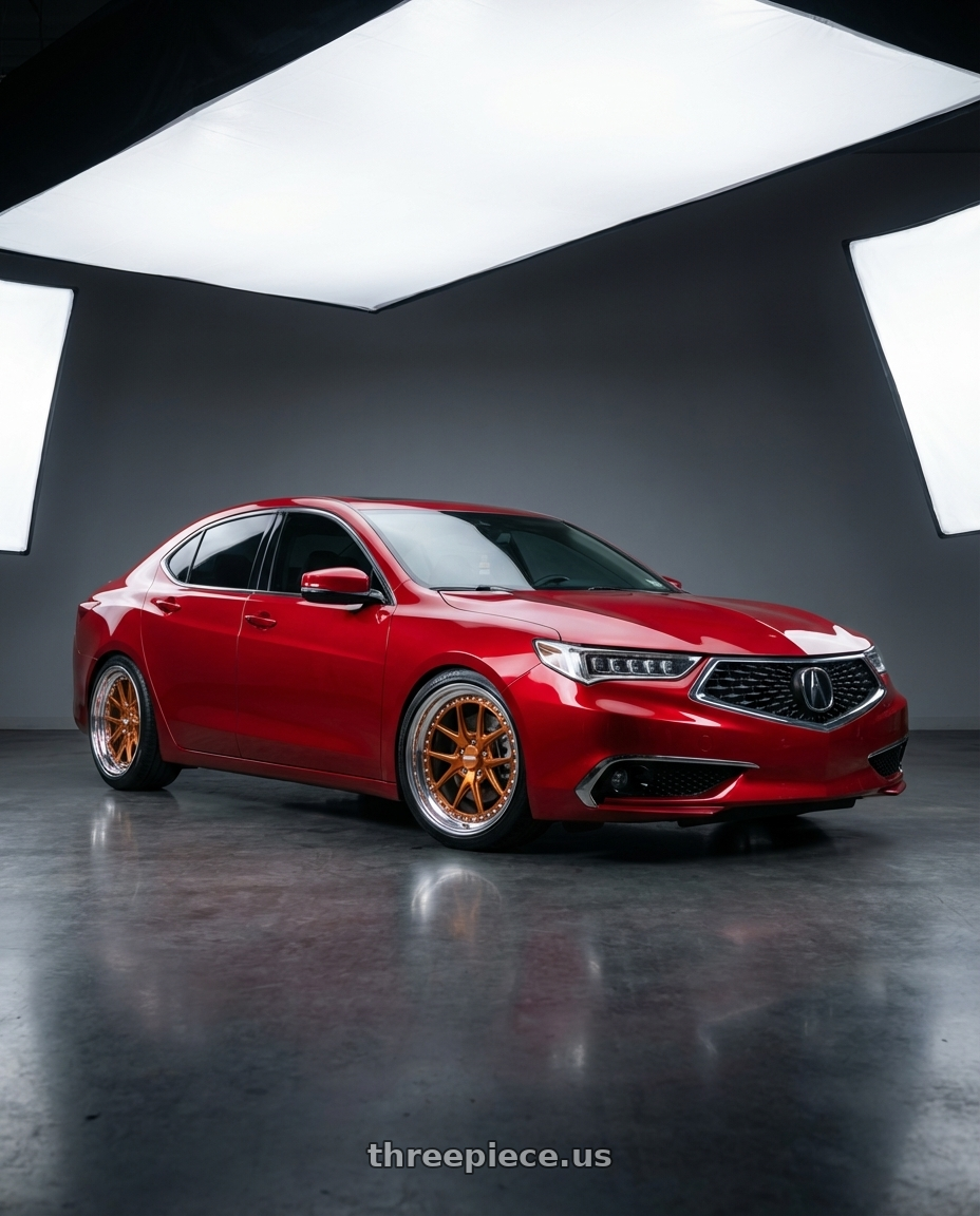 2020 Acura tlx v6 sh AWD with CCW CZ05 4x100 16x7 +60 Polished wheels