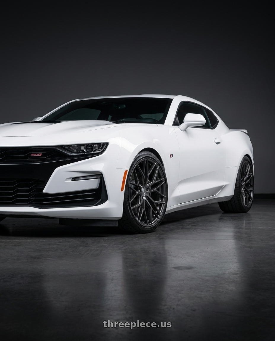 2022 Chevrolet Camaro with Avant Garde Wheels M520R 5X120 20x11 +45 Dark Graphite Metallic wheels