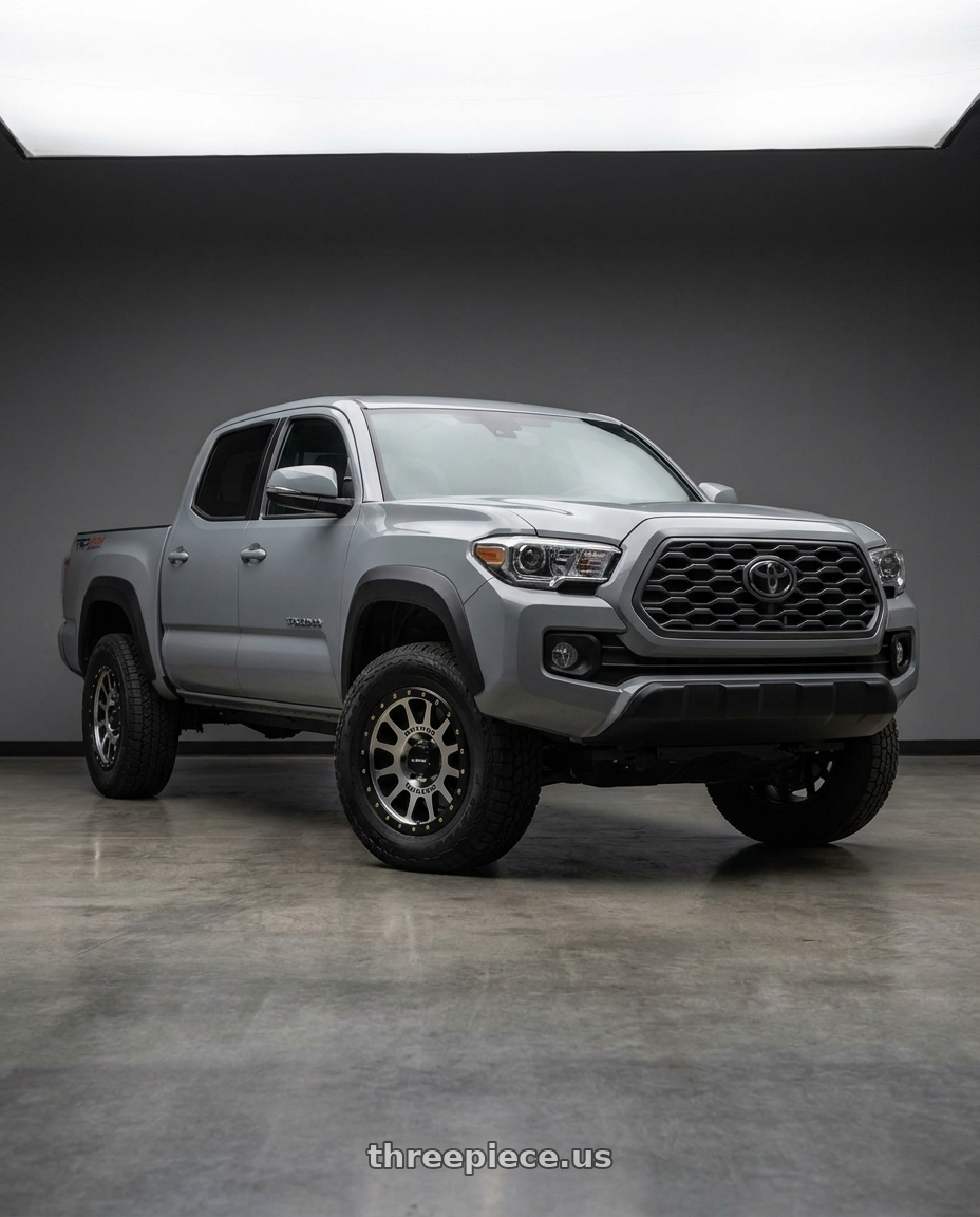 2021 Toyota Tacoma TRD Sport with Method Race Wheels 305MB NV 6x139.7 17x8.5 +0 MACHINED - MATTE BLACK LIP wheels