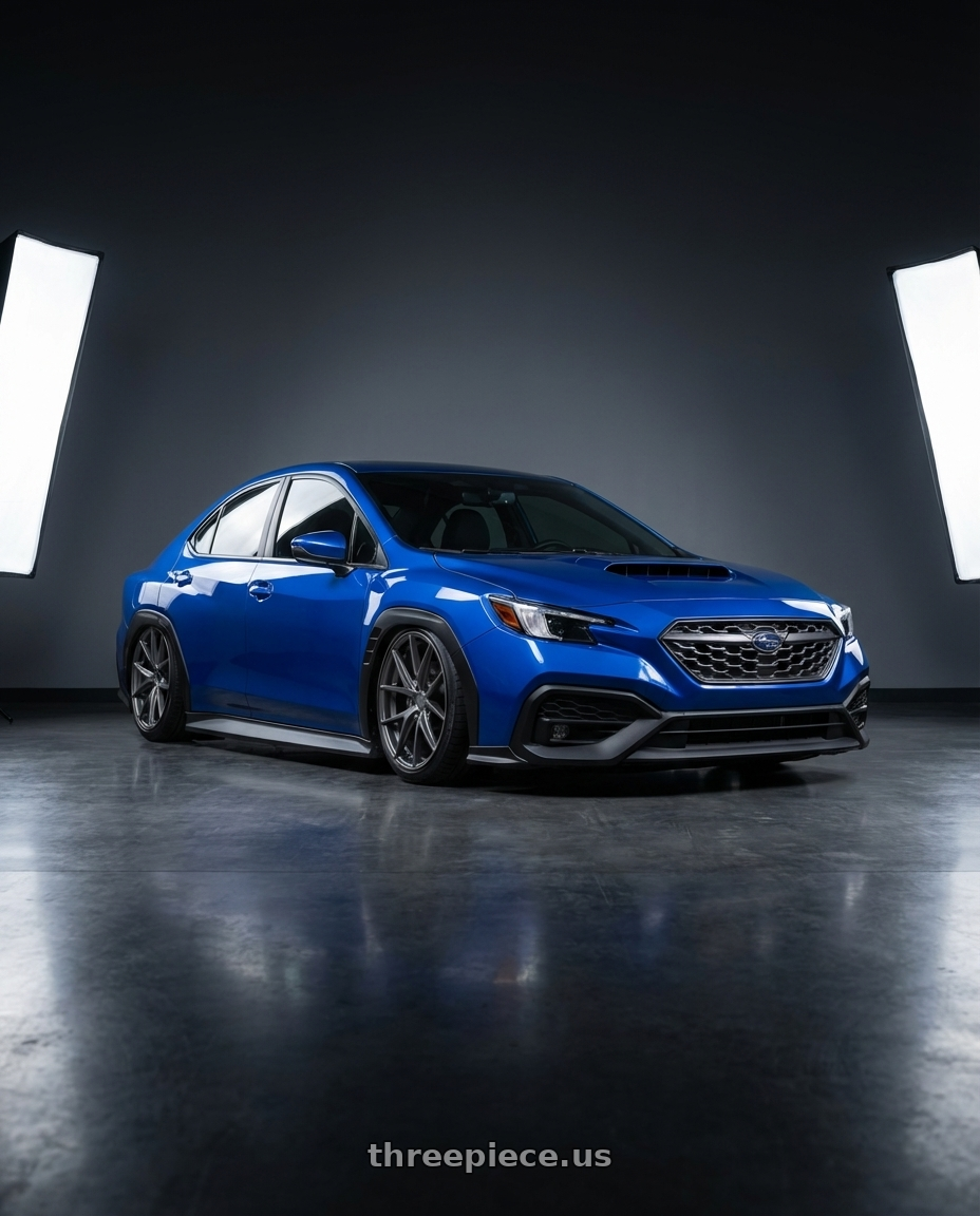 2024 Subaru WRX with Niche 1PC M116 MISANO 5X114.3 19X8.5 +33 MATTE GUN METAL wheels