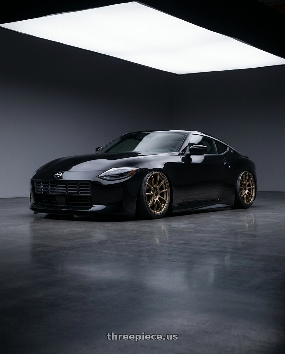 2025 Nissan Z with Advan RZ II 5x114.3 19x9.0+25 Racing Bronze wheels