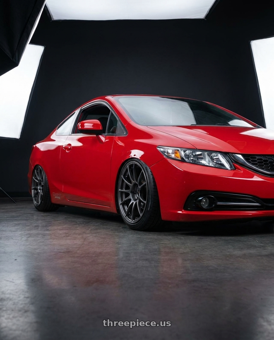 2015 Honda Civic Si with Ssr Gtx04 5x114.3 17x9+38  DARK GUNMETAL wheels