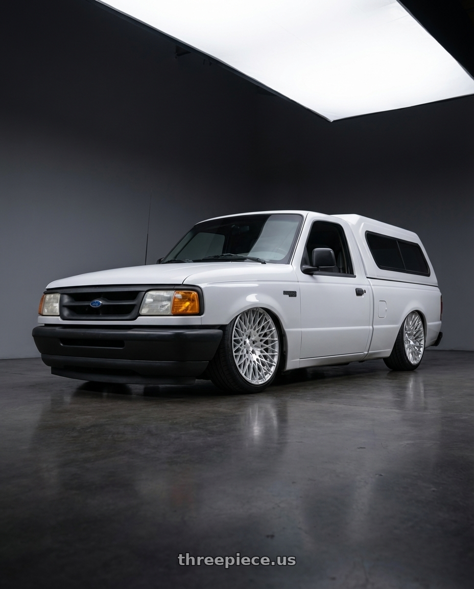 1996 Mazda B with Avant Garde Wheels M540 5X112 18x9 +48 Silver Machined wheels