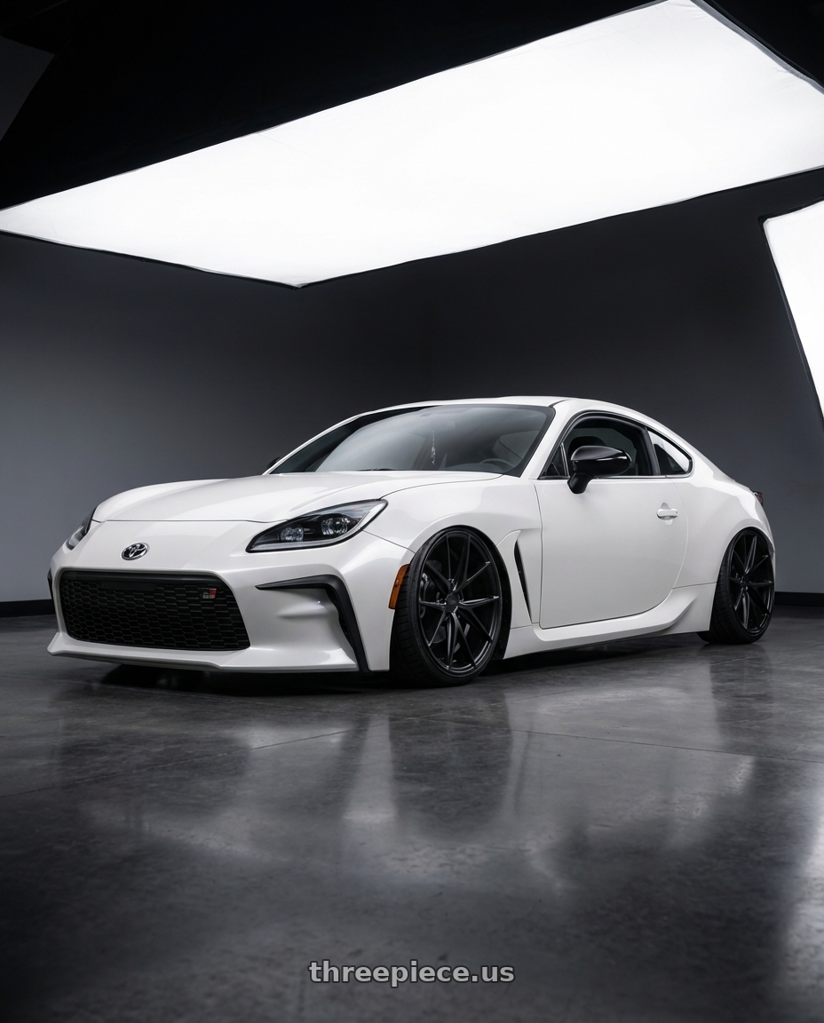 2016 Scion FR-S with Niche 1PC M117 MISANO 5X100 18X8 +40 MATTE BLACK wheels