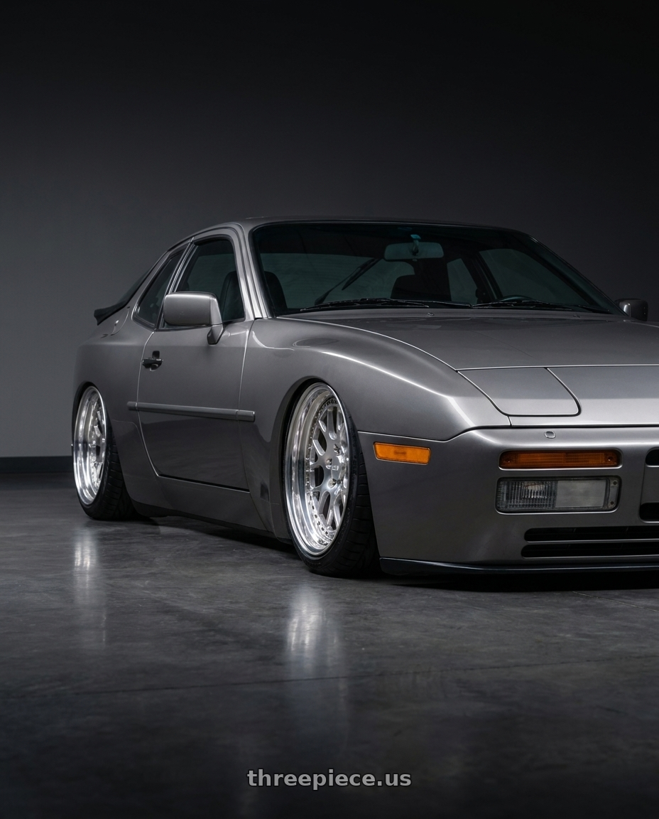 1986 Porsche 944 turbo with CCW CZ14 5x130 17x9 +12 Polished wheels