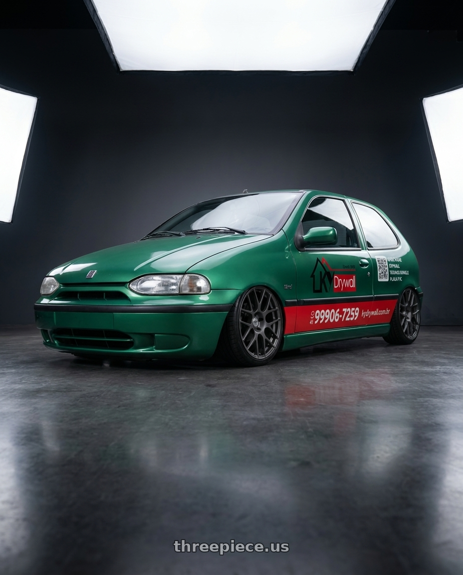 1997 fiat palio adesivado with TSW NURBURGRING 5X114.3 17X7.5 +45 MATTE GUNMETAL wheels