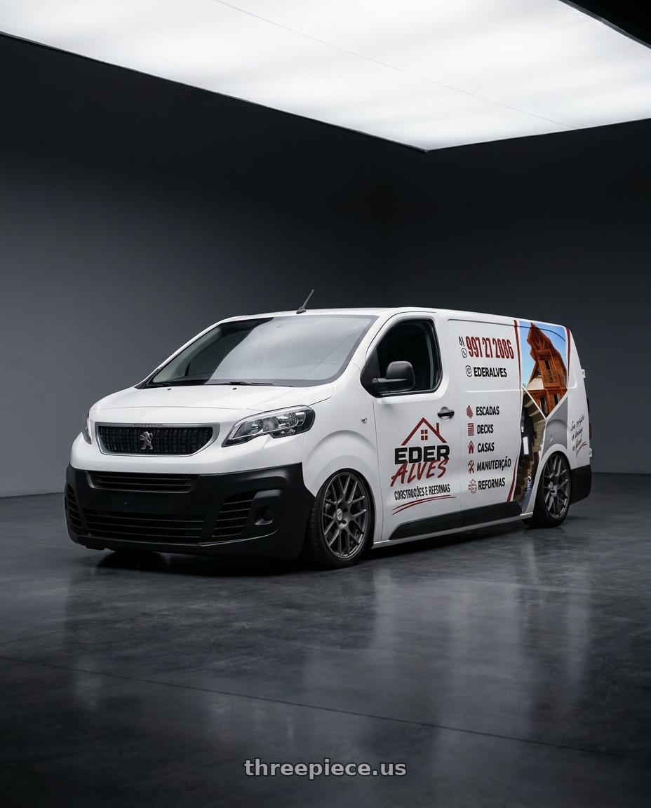 2020 PEUGEOT EXPERT adesivado with TSW NURBURGRING 5X114.3 17X7.5 +45 MATTE GUNMETAL wheels
