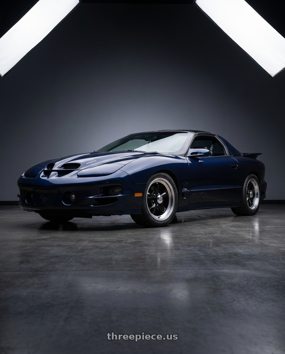 1999 pontiac trans am with Vision American-Muscle 141H 5x120.65 17x9+0 Gloss Black Machined Lip wheels