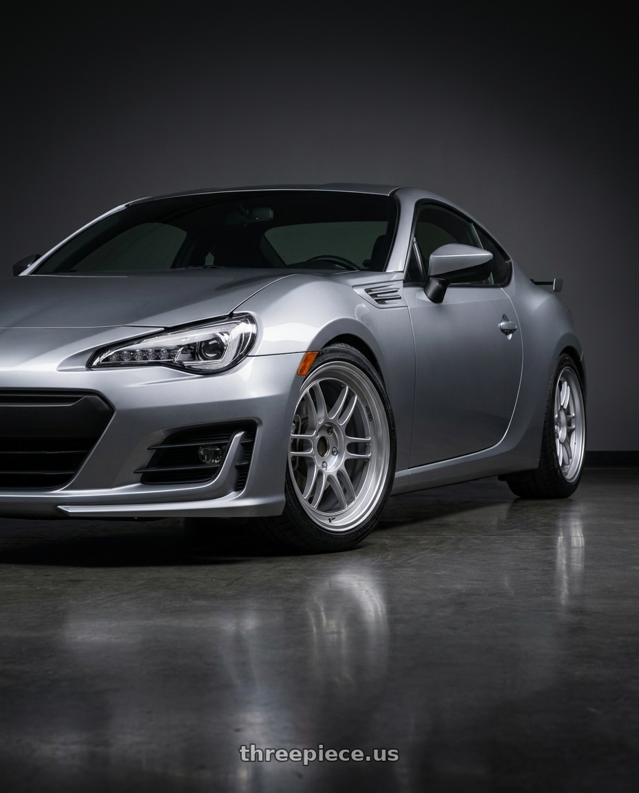 2018 Subaru BRZ Premium with Enkei RPF1 5x100 17x9+35 Silver wheels