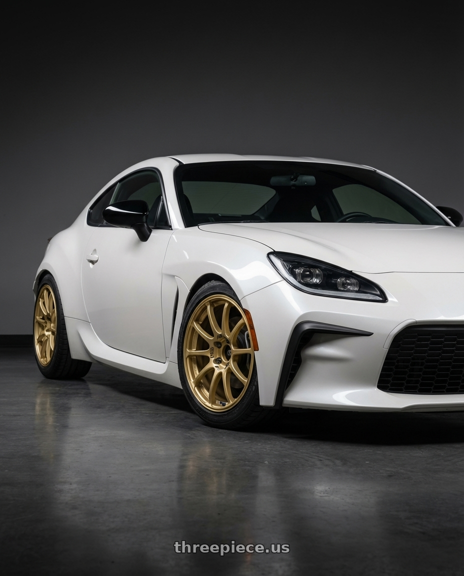 2016 Scion FR-S with Advan RCIII 5x100 17x7+43 Gold wheels