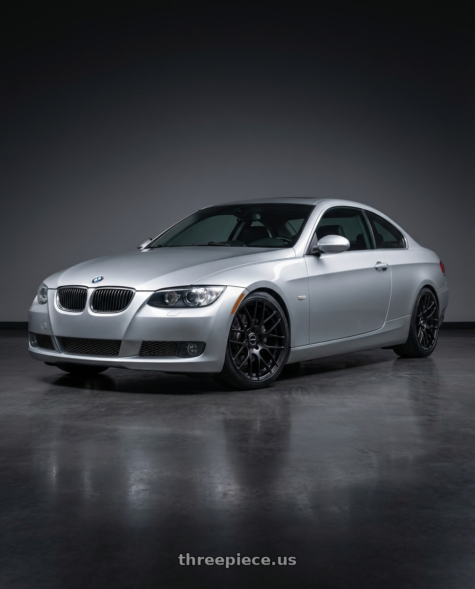 2012 BMW 3 Series E92 with Avant Garde Wheels M359 5X120 18x9.5 +33 Matte Black wheels