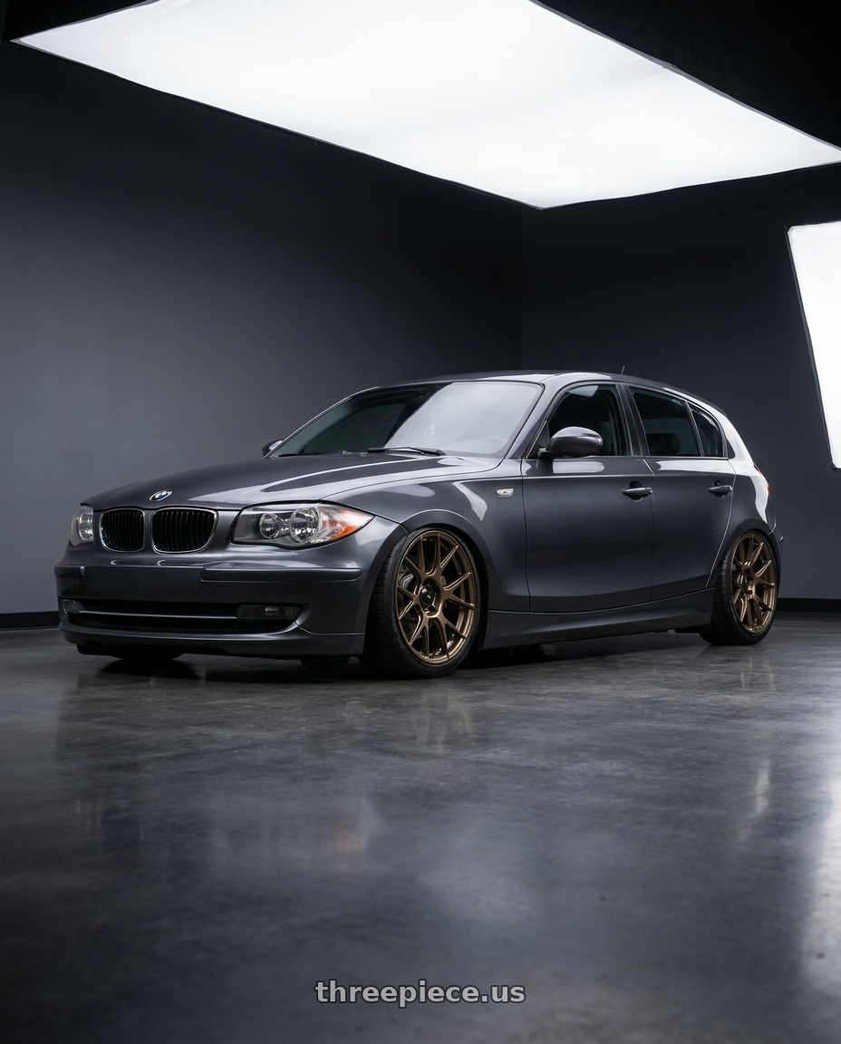 2012 BMW 1 Series E82 with Konig Ampliform 5x120 19x10+28 Gloss Bronze wheels