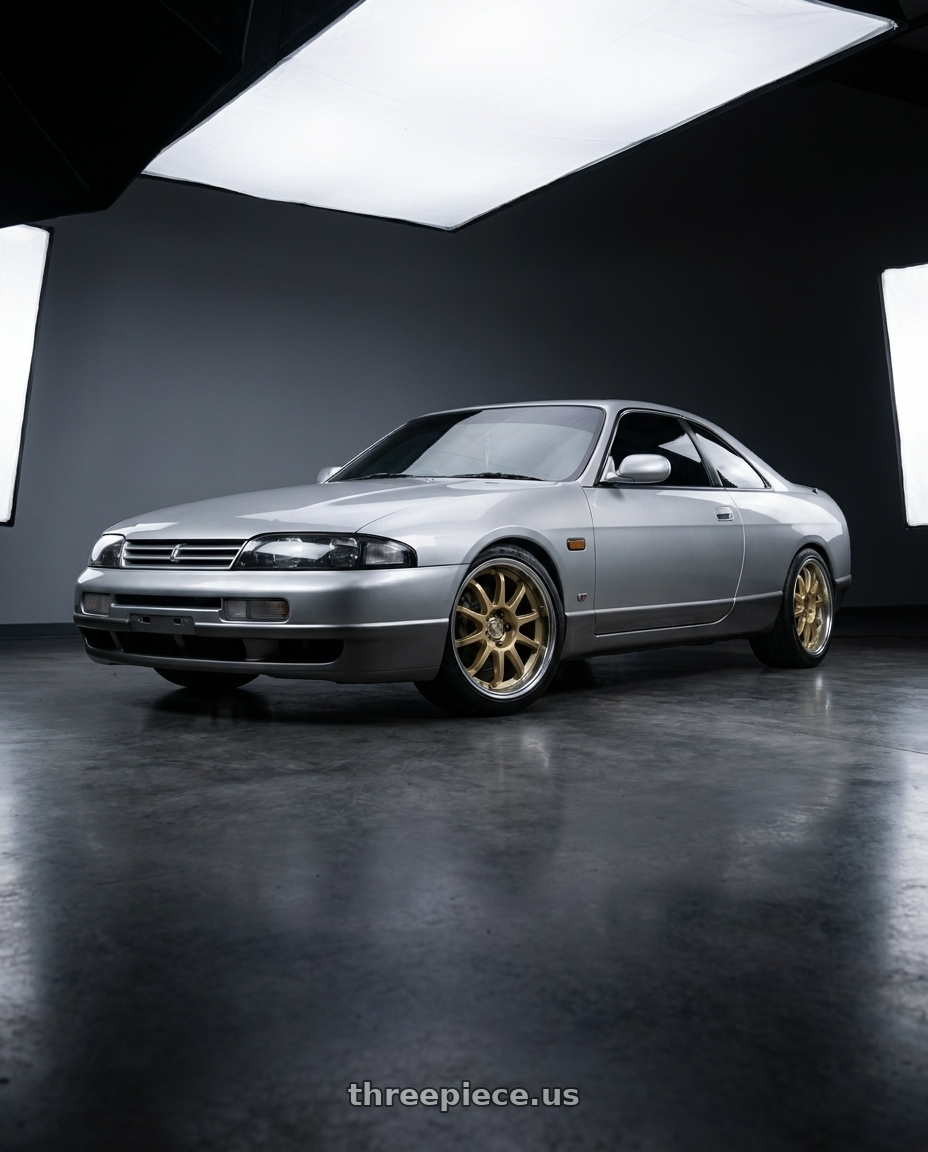 1993 nissan skyline gts25t with Work Brombacher Mesh wheels