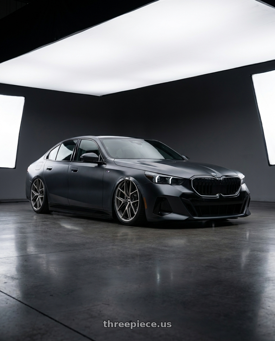 2024 Bmw I5 with BBS CC-R 5x112 19x8.5+40 Satin Platinum wheels
