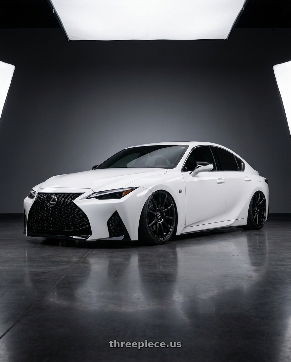 2024 Lexus IS 350 with Forgestar CF10 5x114.3 19x9 +35 Gloss Black wheels