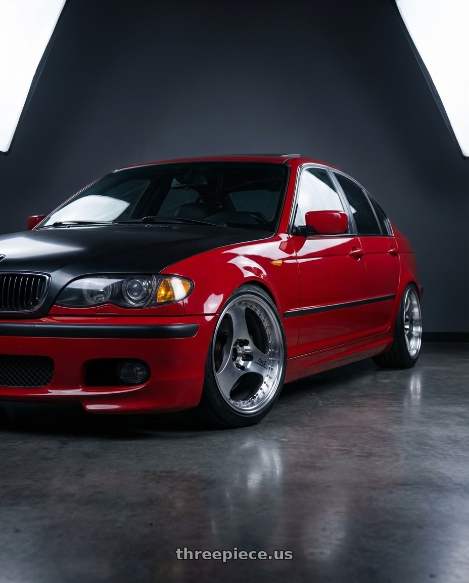 2004 BMW 330i ZHP with Advan Racing ONI2 PROGRESSIVE 5x112 20x9.5 +25 MACHINING & DIAMOND CUT wheels