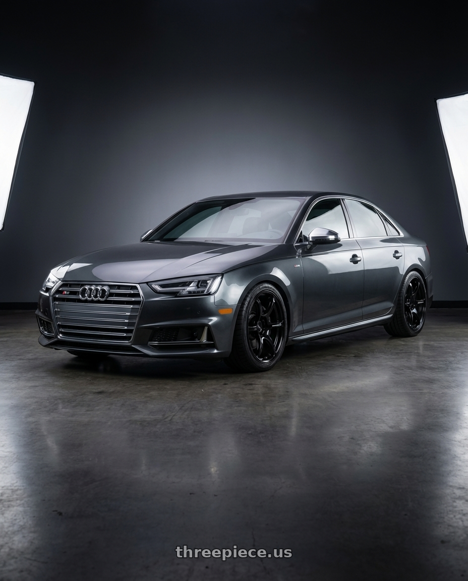 2015 Audi S4 B8.5 with Advan RGIII 5x112 19x8.5+45 Gloss Black wheels