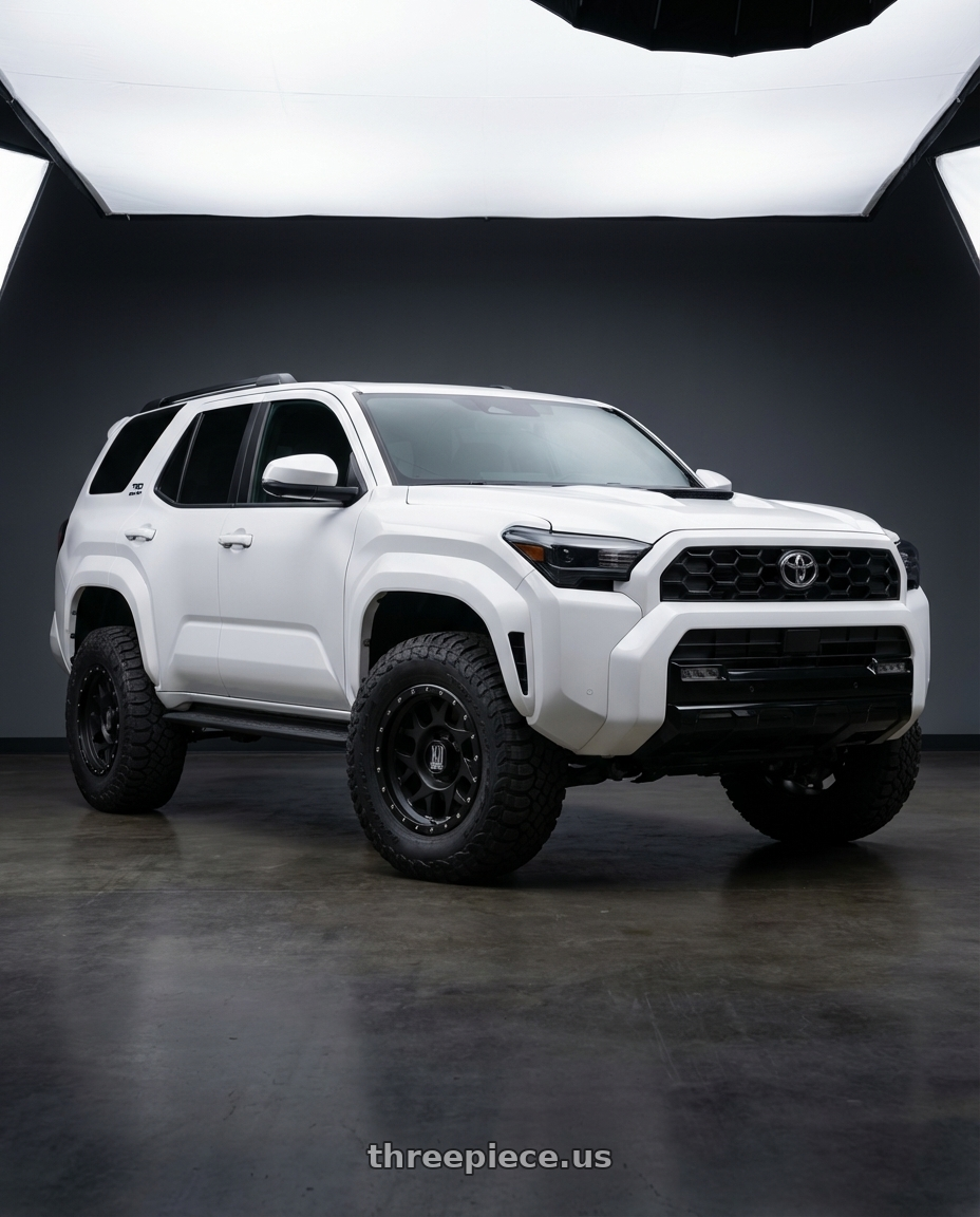 2022 Toyota 4Runner with XD XD127 BULLY 6X139.7 17X9 -12 SATIN BLACK WITH REINFORCING RING wheels