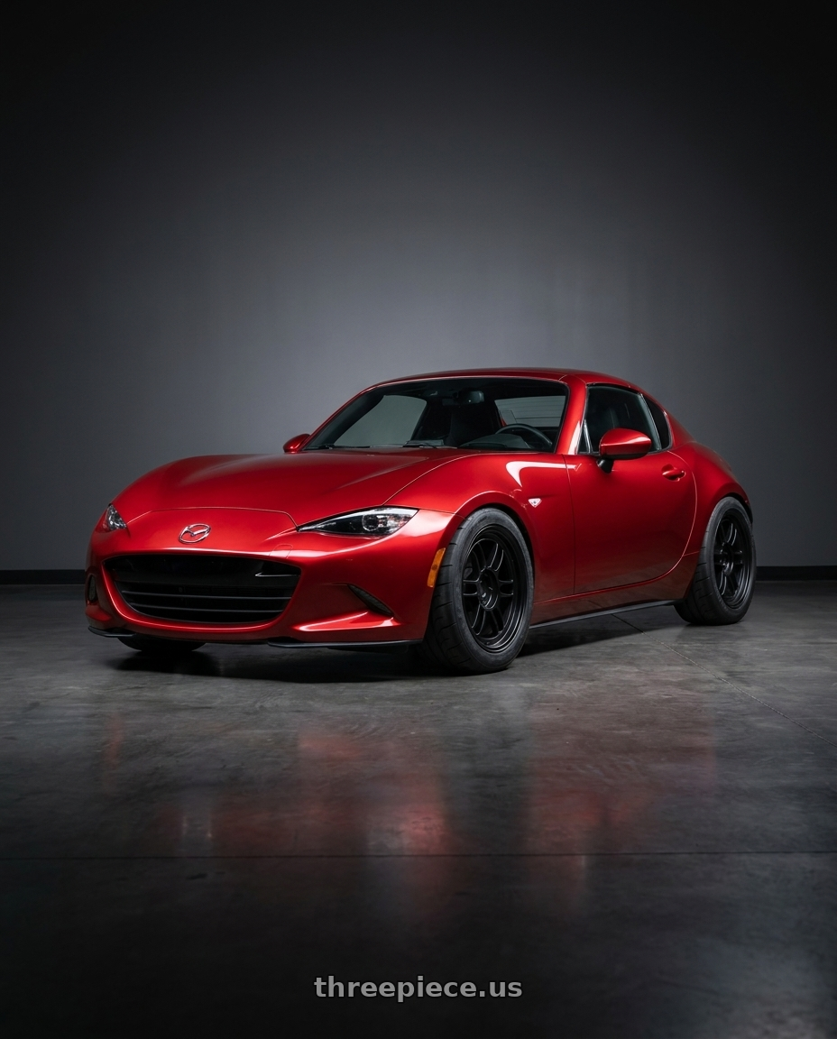 2018 Mazda Mx-5 with Enkei RPF1 5x114.3 17x8.5+30 Matte Black wheels