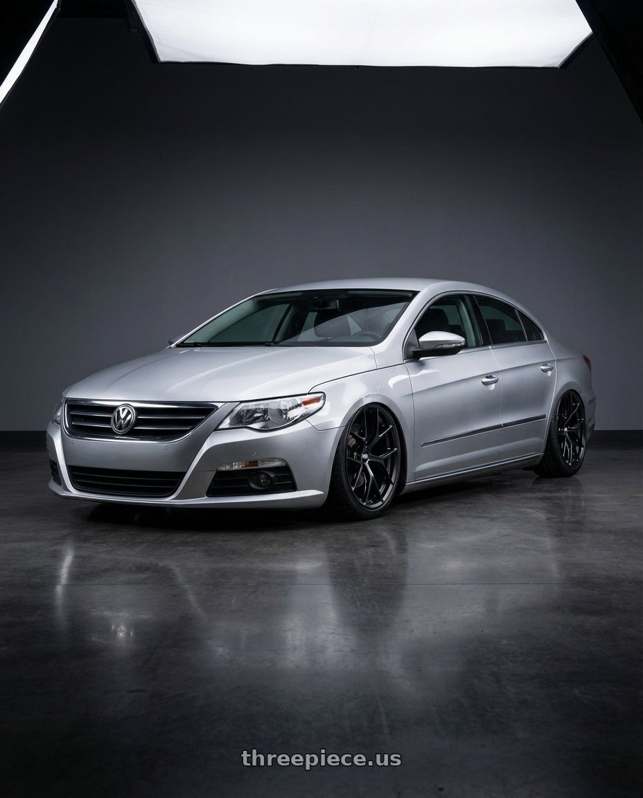 2015 Volkswagen CC with BBS FI-R Evo 5x112 19x9.5+15 Satin Black wheels