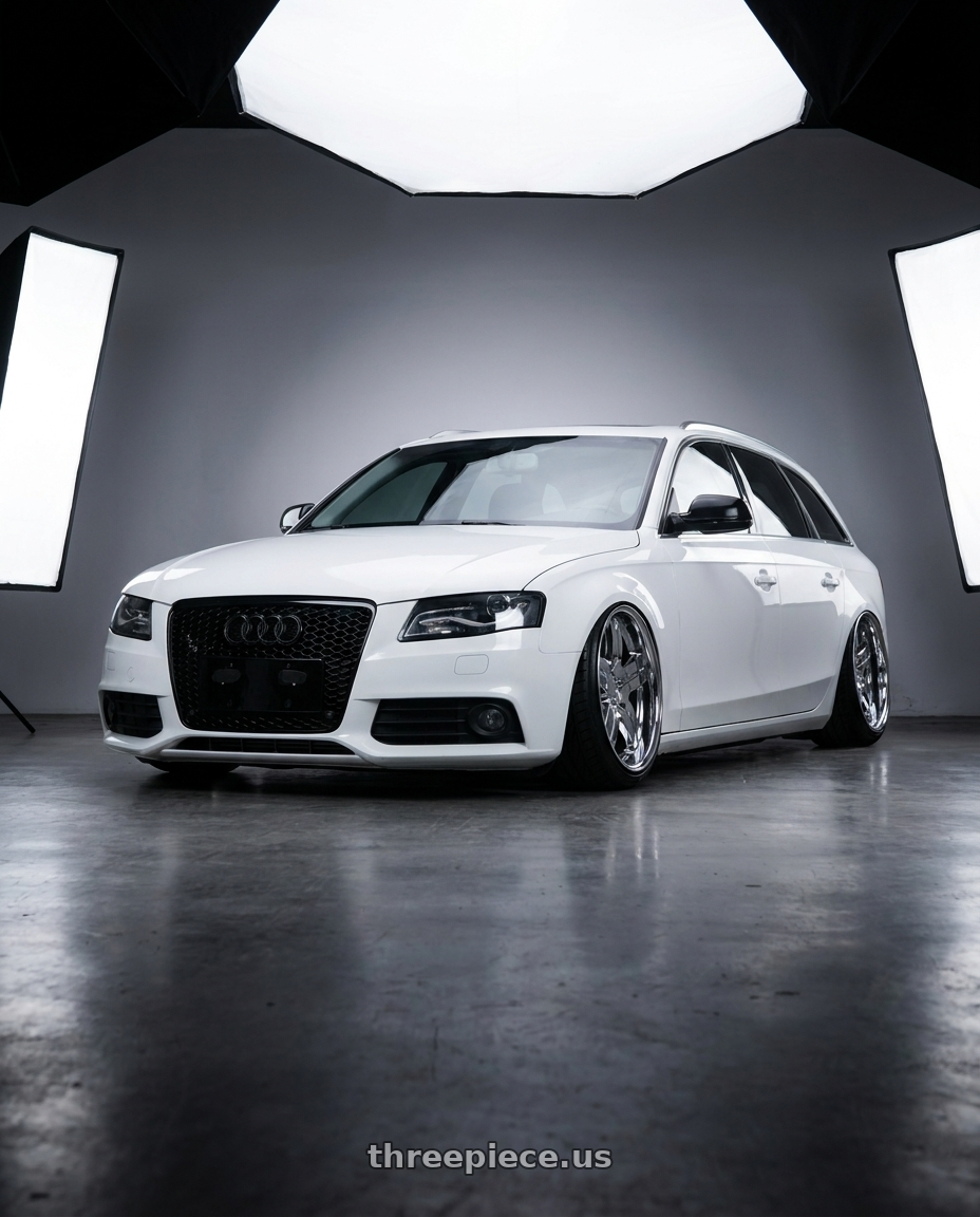 2011 Audi a4 with OEP 147C 6x139.7 20x8.5 +30 Chrome wheels