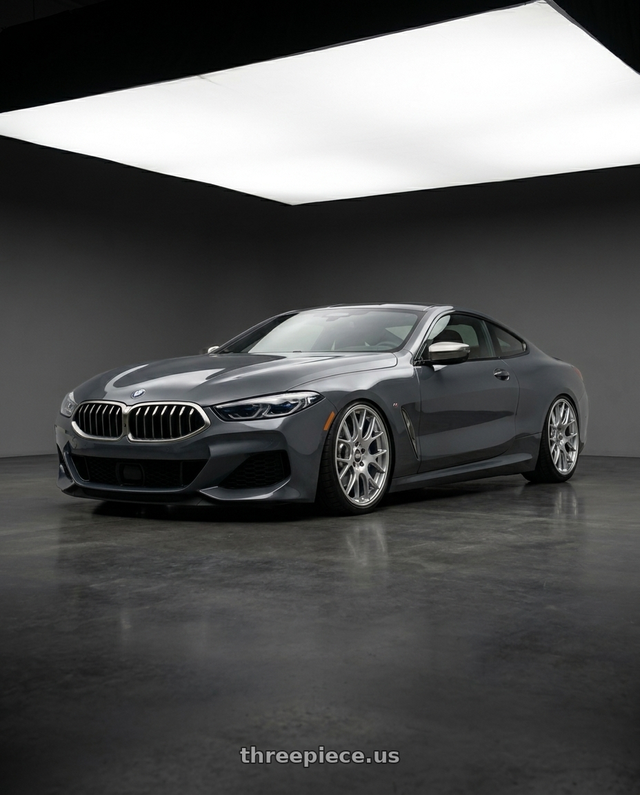 2023 Bmw 8 series m8 with BBS CH-R 5x130 19x11 +56 Brilliant Silver Polished Rim Protector wheels