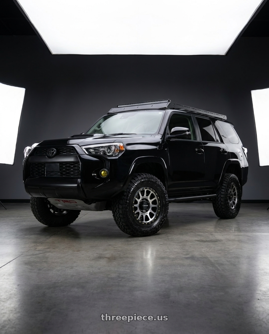 2021 Toyota 4Runner Venture with Method Race Wheels 305MB NV 6x139.7 17x8.5 +0 MACHINED - MATTE BLACK LIP wheels