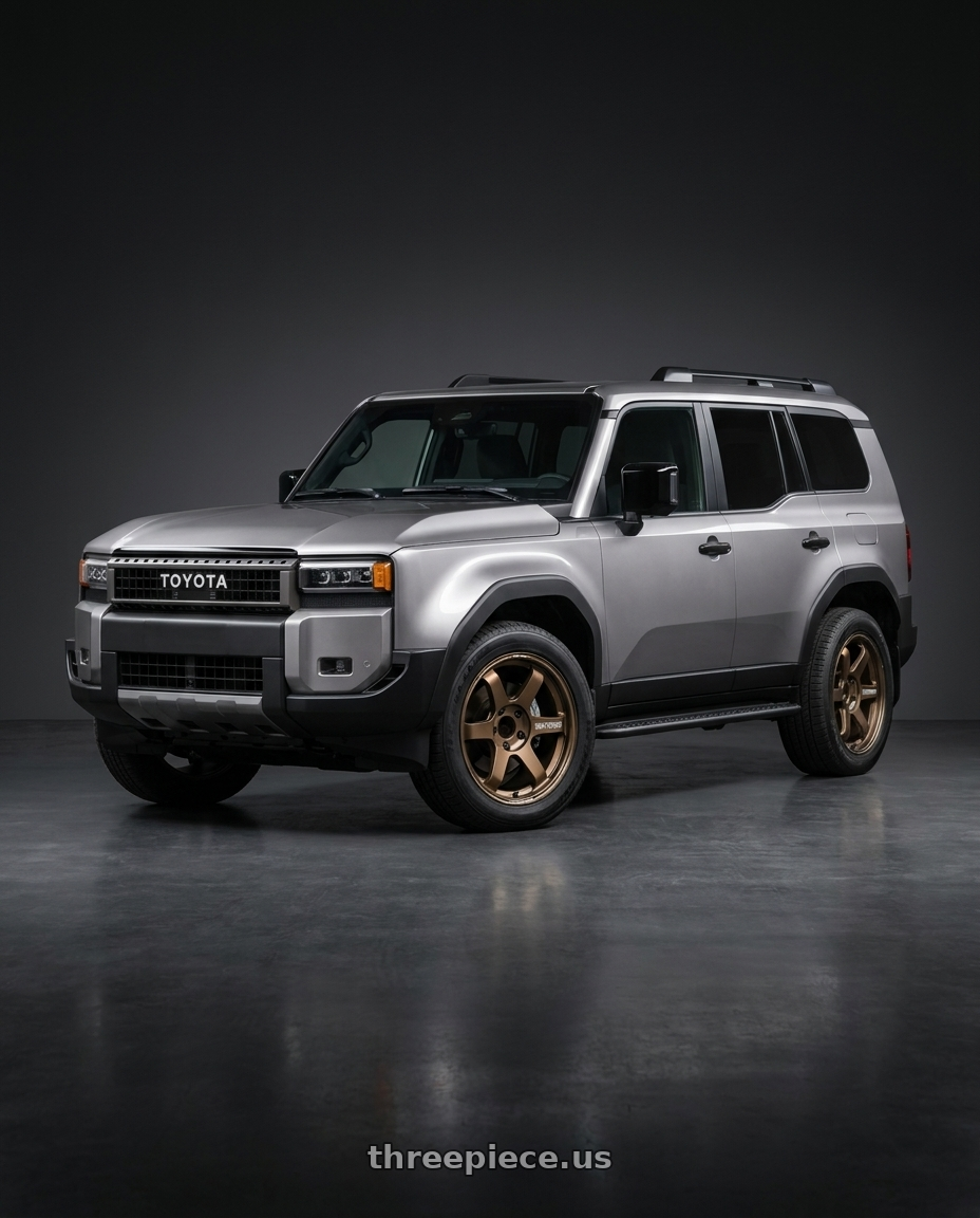 2026 Toyota Land Cruiser LC250 with Volk Racing TE37SB 6x139.7 18x8+30 Bronze wheels