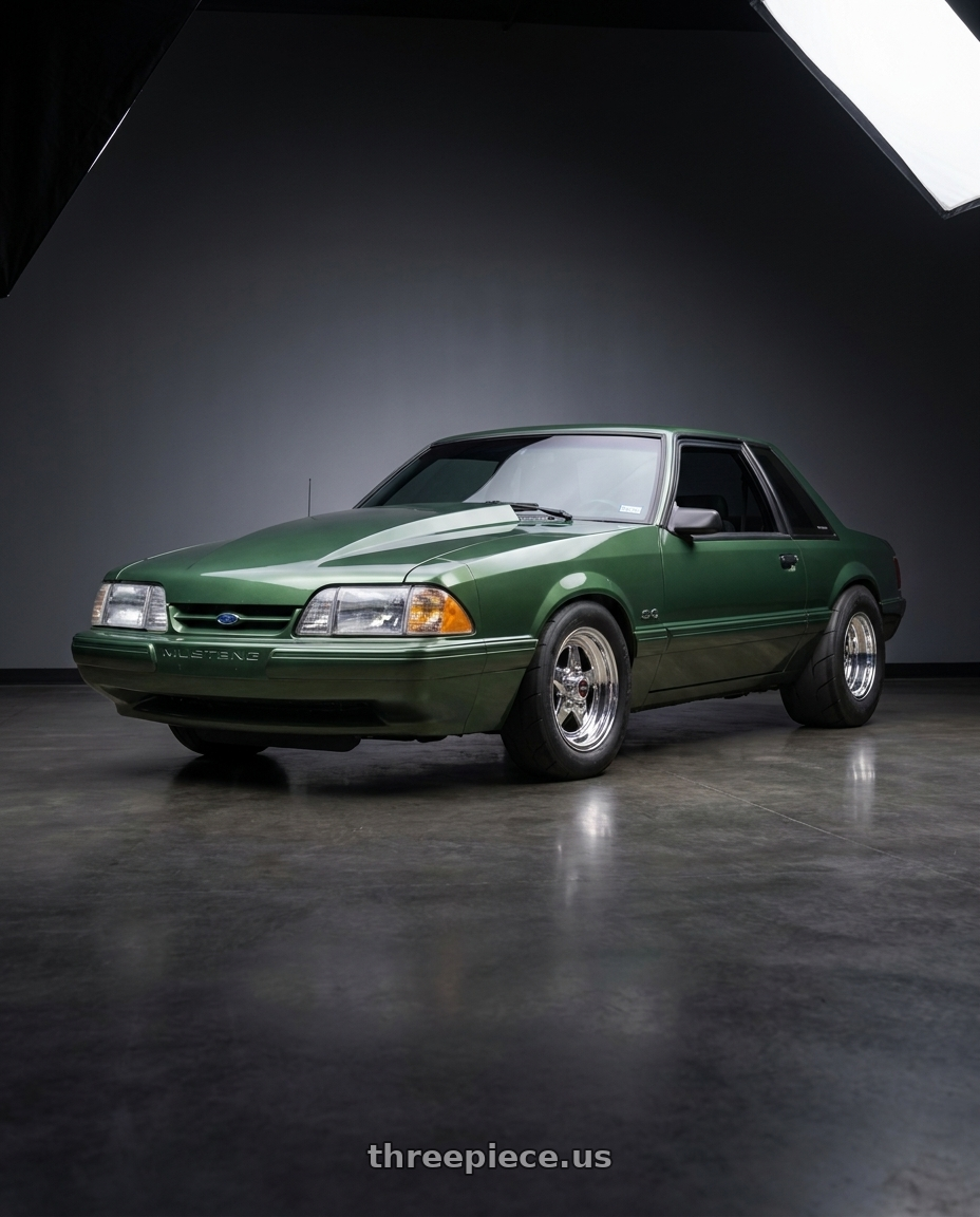 1990 ford mustang with WELD Racing ProStar 15x10 wheels