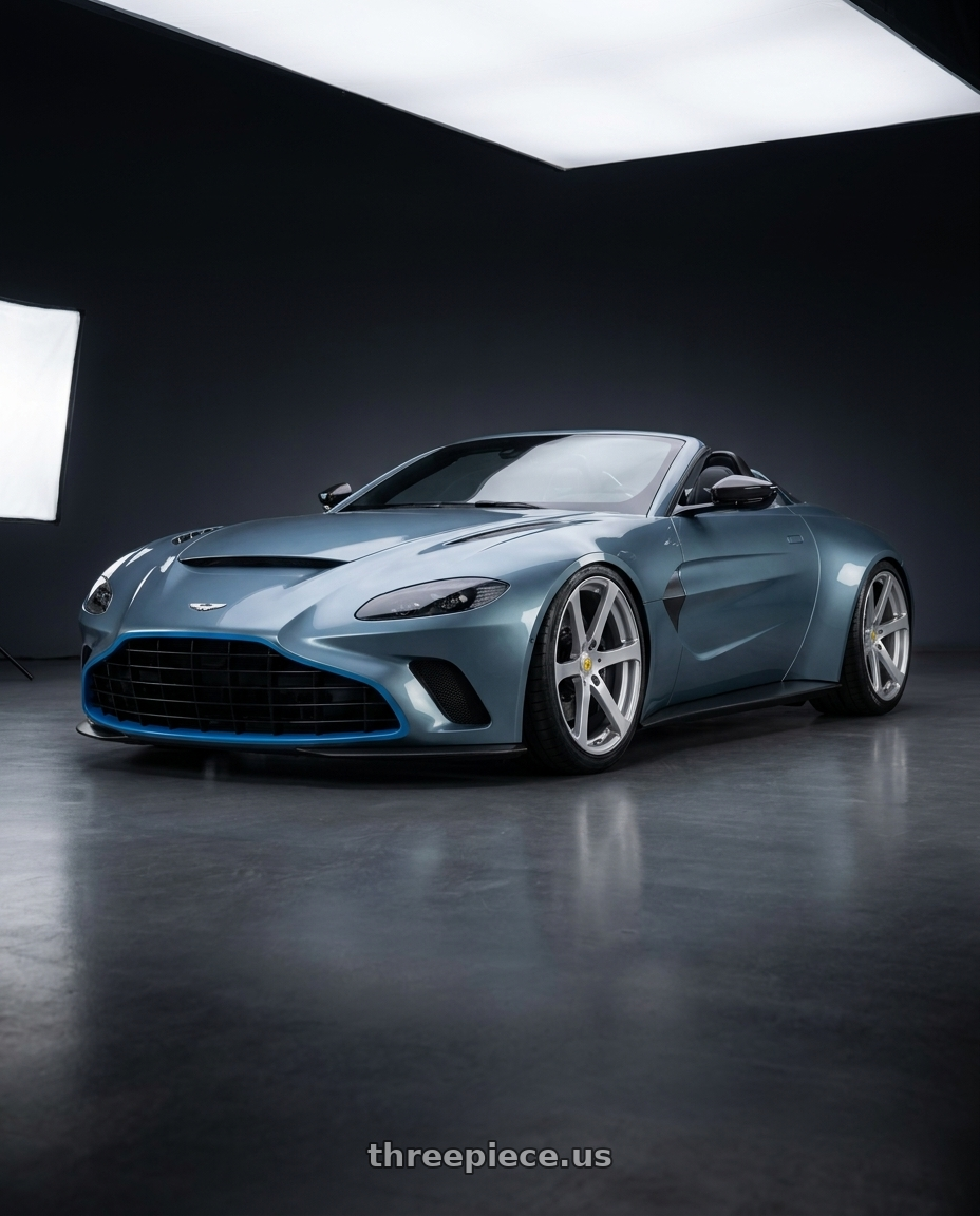 2021 ASTON MARTIN V12 SPEEDSTER with Genius NEWTON 3X112 15X6.5 +22 HYPER SILVER wheels