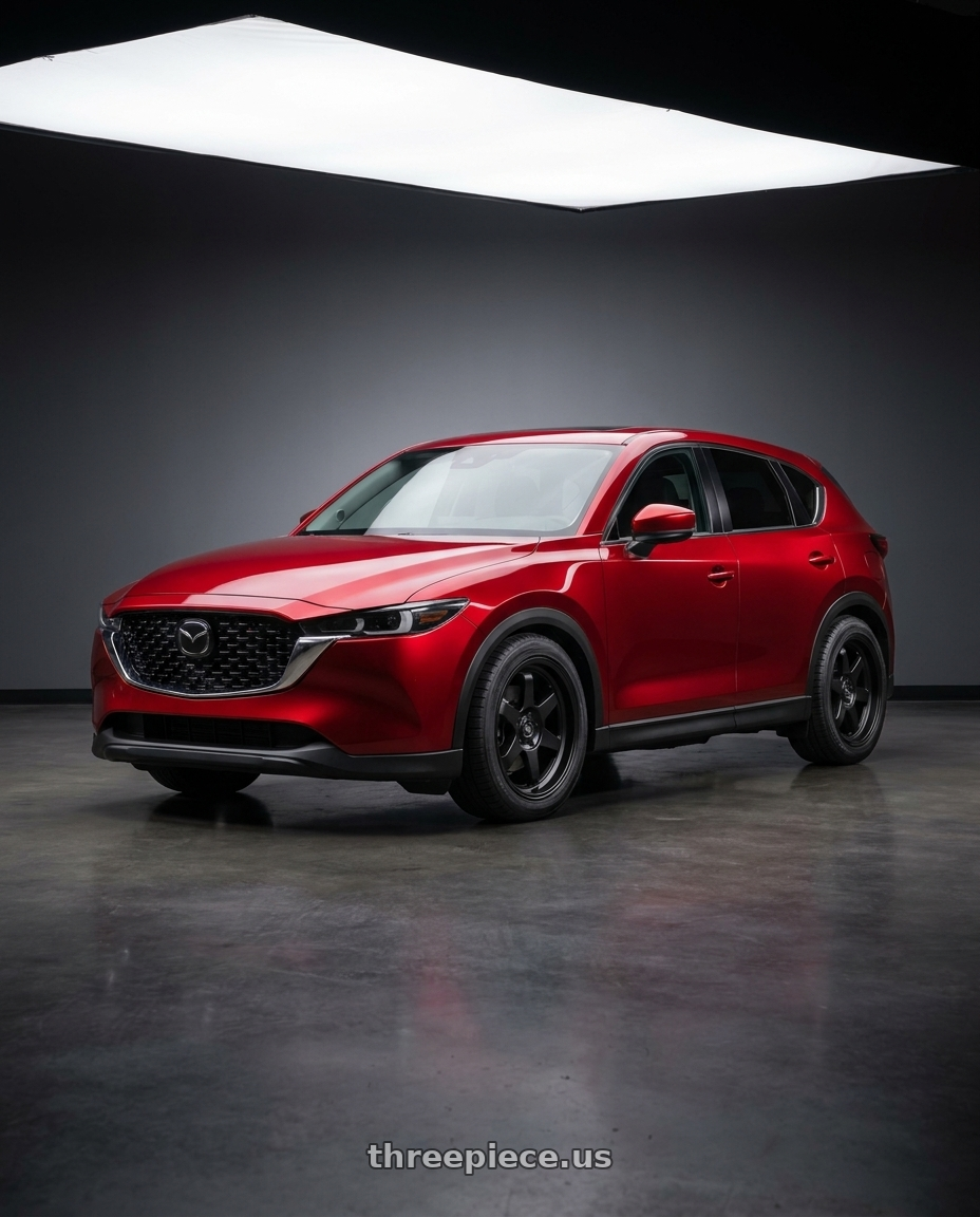 2026 Mazda CX5 with Black Rhino SHOGUN 5X127 17X9 -38 MATTE BLACK wheels