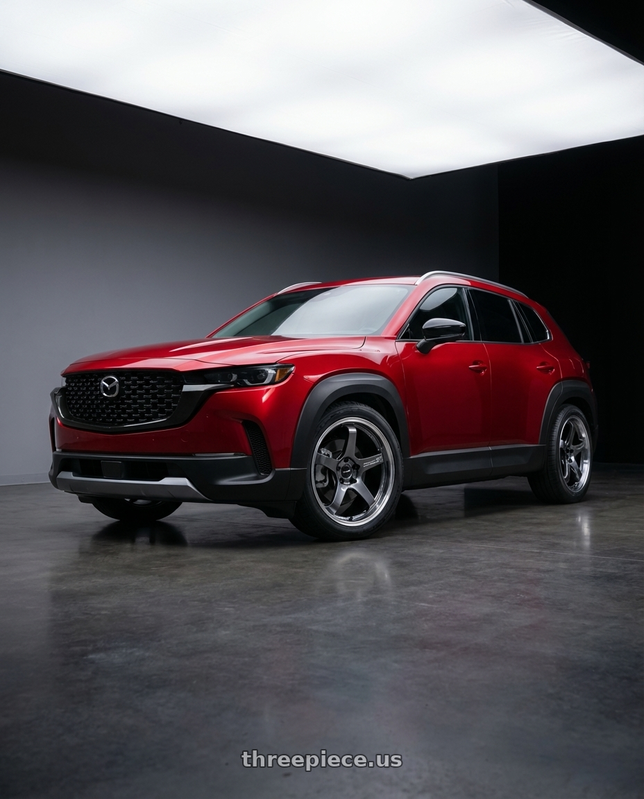 2023 mazda cx50 with Advan Racing GT BEYOND 5x114.3 18x9.5 +38 MACHINING & HYPER PLATINUM BLACK wheels