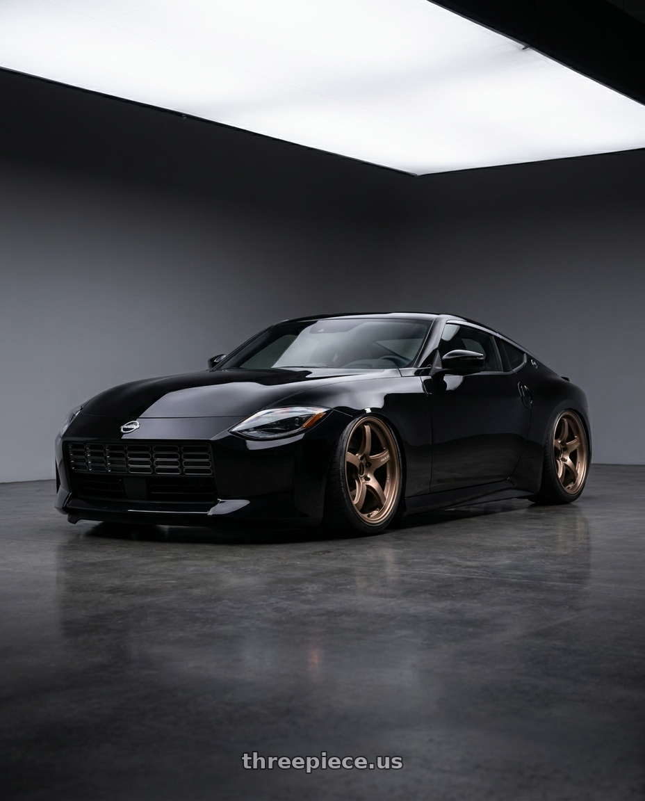 2025 Nissan Z with Gram Lights 57CR 5x114.3 19x9.5+35 Bronze 2 wheels