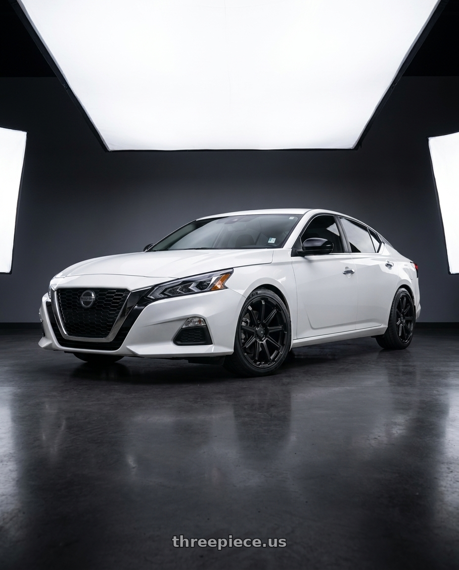 2021 Nissan Altima SV with Enkei Adventurer 5x114.3 18x8+35 Matte Black wheels