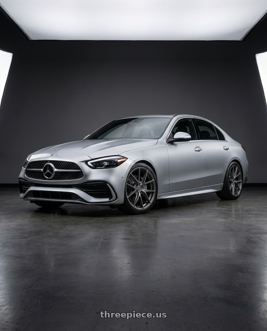 2022 Mercedes-Benz C-Class W206 with Niche 1PC M116 MISANO 5X112 19X8.5 +25 MATTE GUN METAL wheels