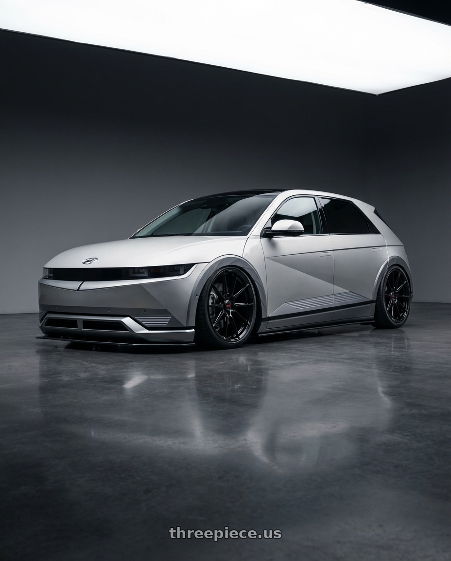 2024 Hyundai Ioniq 5 N with Vossen x Novitec NF10 21x10 - 5x114.3 BP - ET32 - Gloss Black Ferrari 812 Superfast/GTS Front Wheel - F-AFP-63-F01-C25 wheels