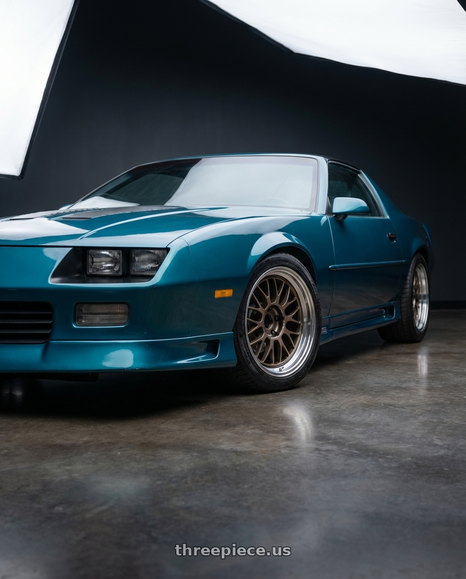 1991 Chevrolet camper RS with Volk Racing 21A SPEC-SR 5x120 18x9.5 +22 SHINING BRONZE METAL / RIM DC wheels