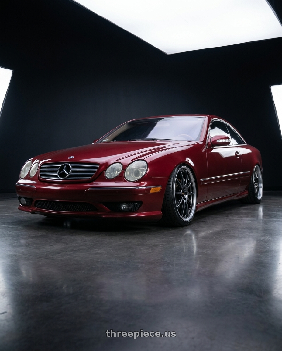 2006 Mercedes CL500 with BBS FS 5x112 19x10 +38 PFS Diamond Black wheels