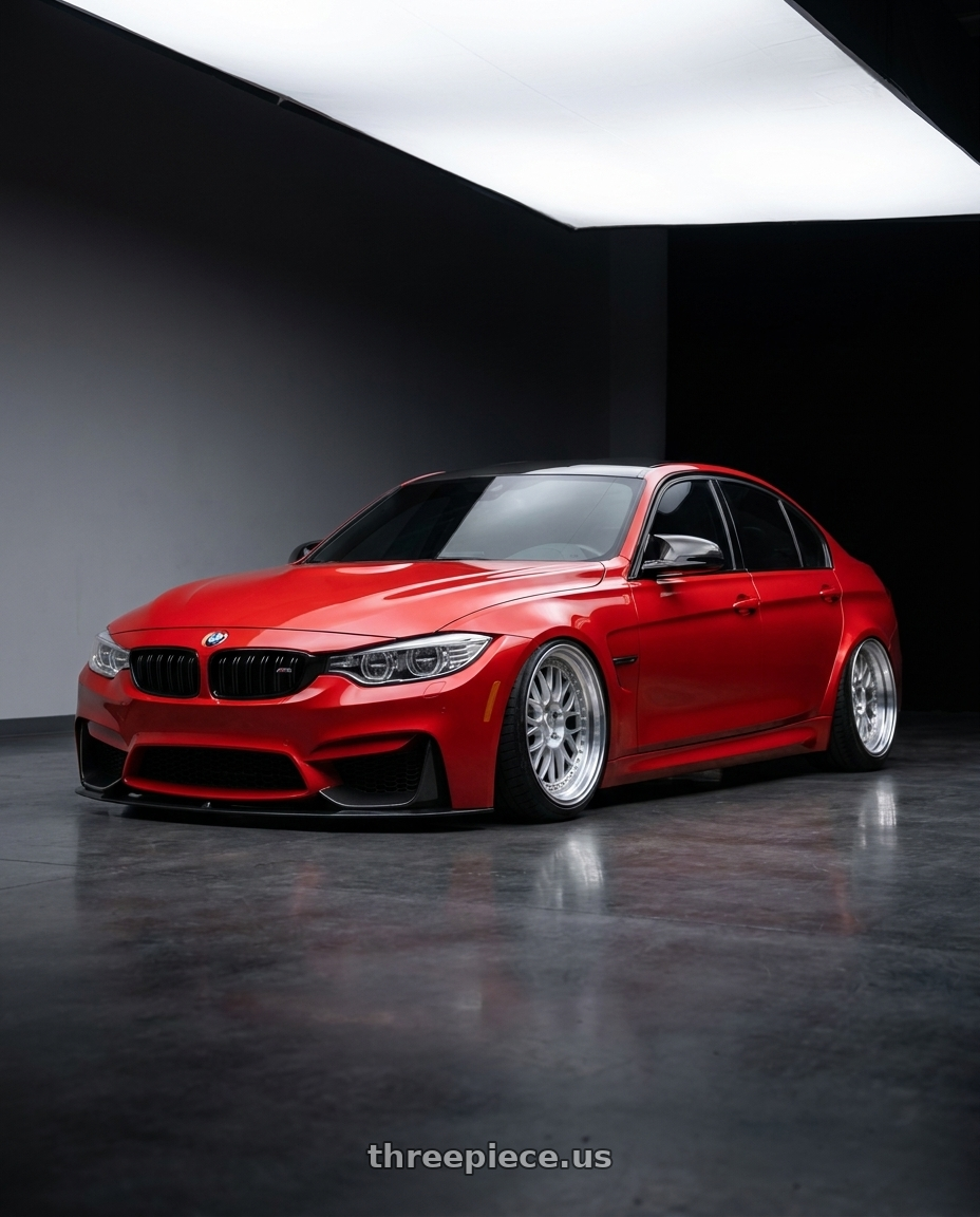 2016 bmw m3 with ESR Wheels SR SERIES SR01 5x120 19x8.5 +30 Hyper Silver wheels