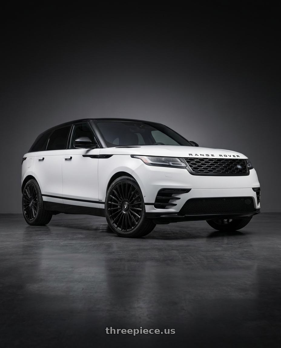 2025 Land Rover Range Rover with Fittipaldi FS370B 5x108 20x9 +38 GLOSS BLACK wheels