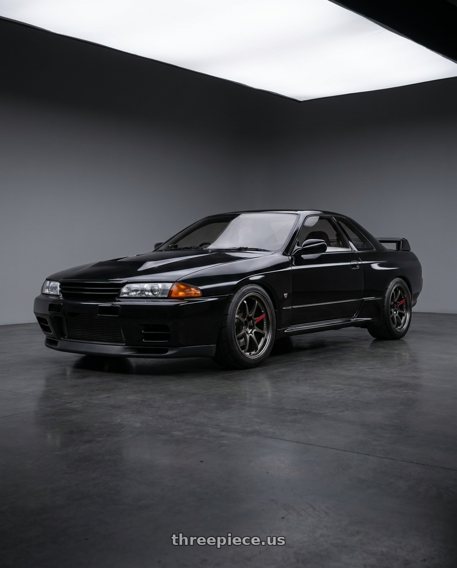 1993 Nissan Skyline GTR with Volk Racing CE28SL 5x114.3 18x8.5+45 wheels