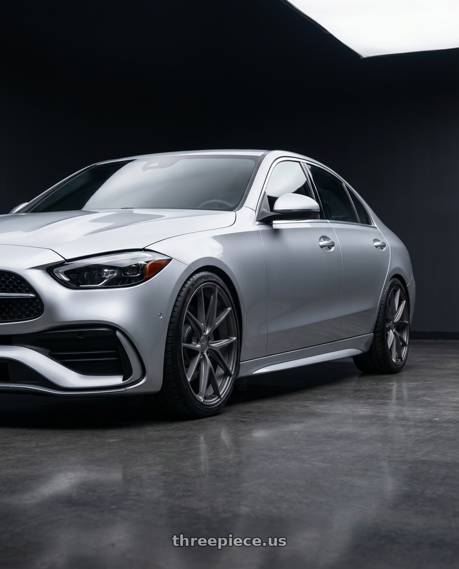 2022 Mercedes-Benz C-Class W206 with Niche 1PC M116 MISANO 5X112 19X9.5 +35 MATTE GUN METAL wheels