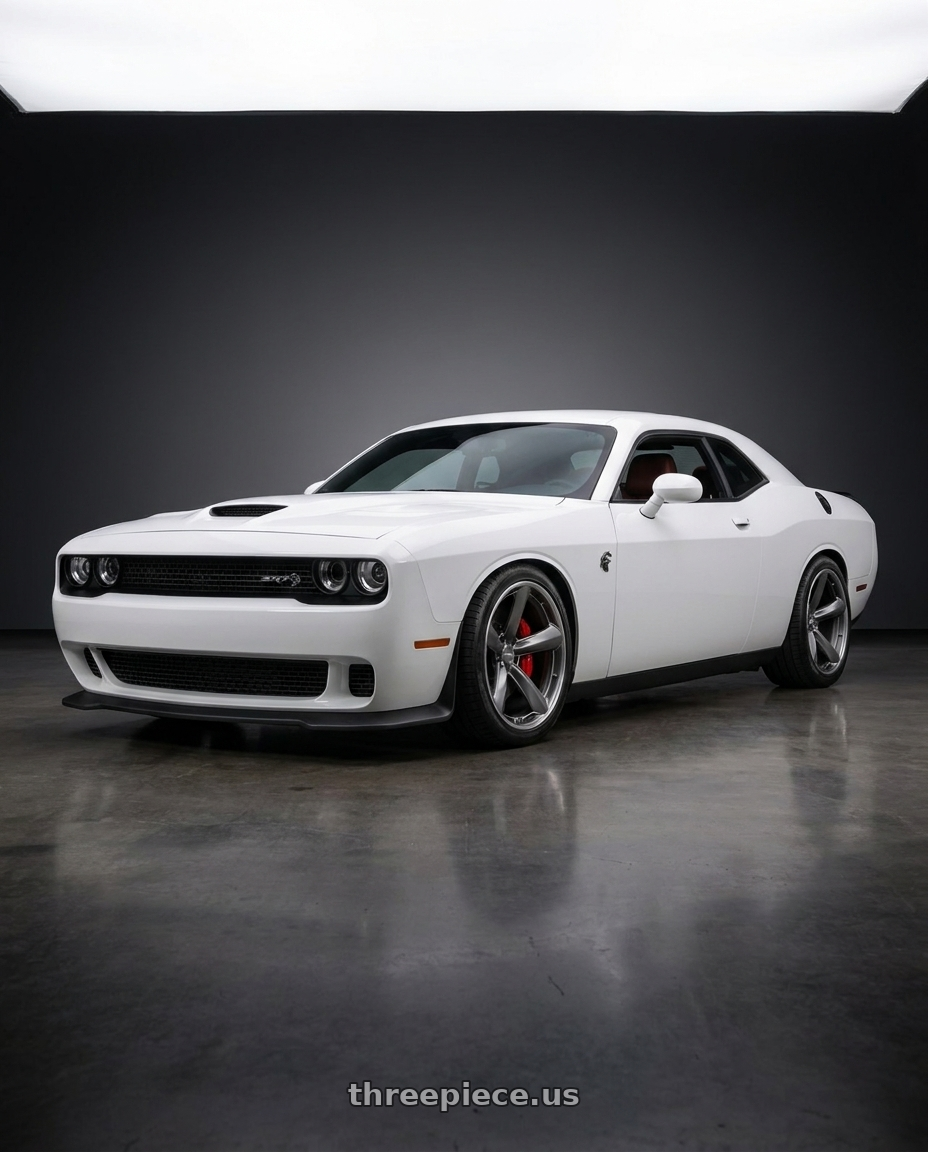 2021 Dodge Challenger R T with American Racing TTF 5X115 20X11 -6 MATTE ANTHRACITE W/ MACHINED LIP wheels