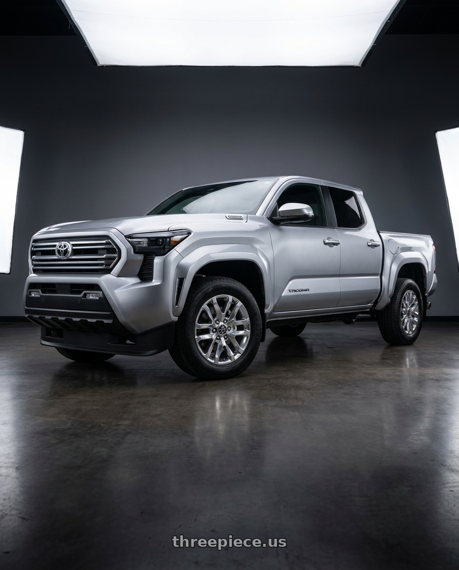 2024 Toyota Tacoma with Performance Replicas PR196 6X139.7 20X9 +28 POLISHED wheels