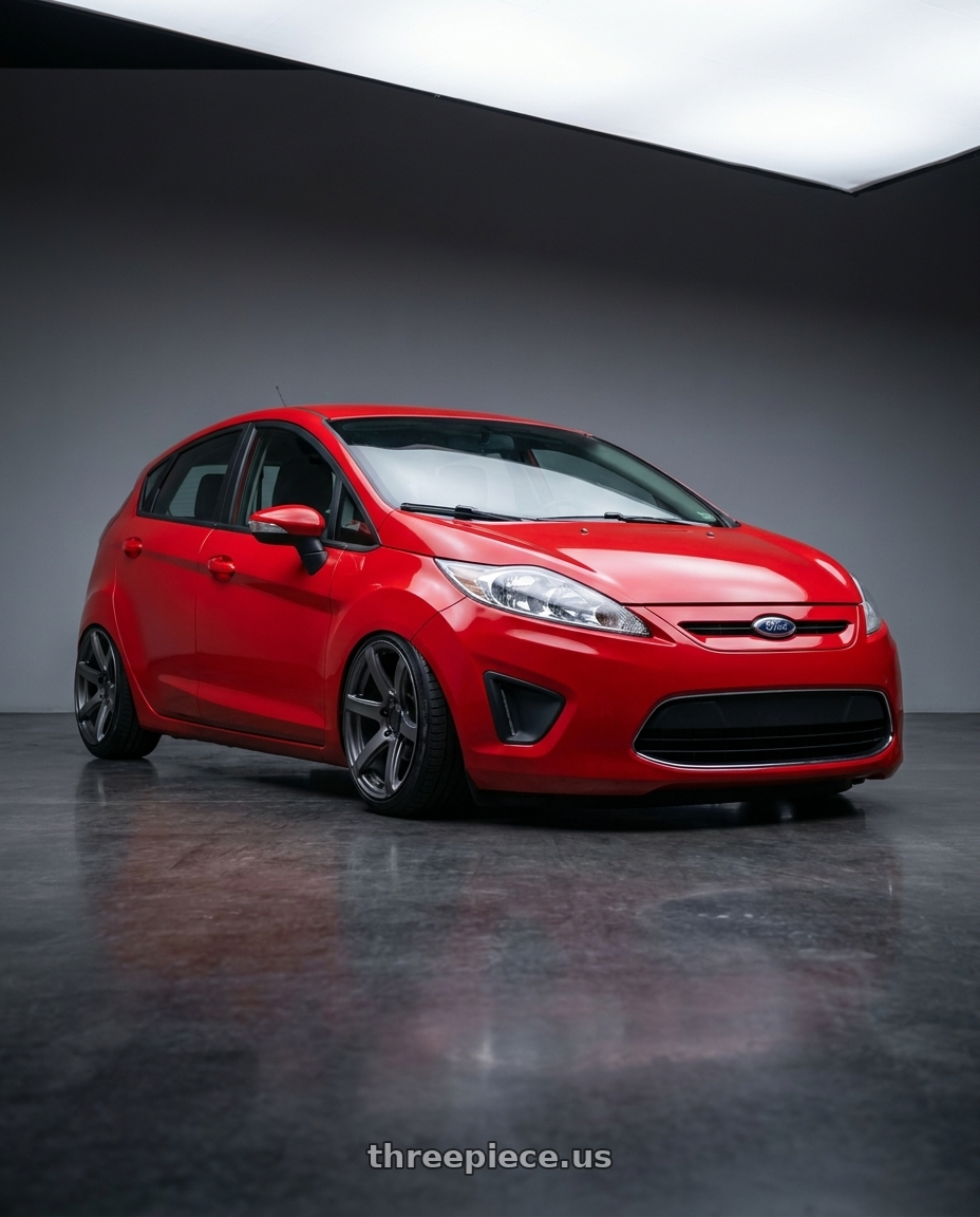 2010 Ford fiesta with Enkei Cyclone 6x139.7 18x9+0 Matte Gunmetal wheels
